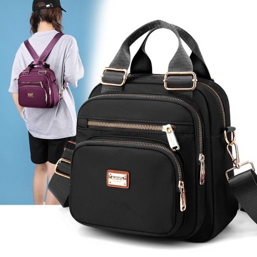 Oxford cloth backpack for women's new Korean style fashionable simple large capacity waterproof travel multifunctional backpack