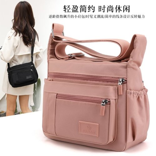 New middle-aged mothers' bag casual large capacity crossbody bag outdoor sports coin wallet lightweight shoulder bag