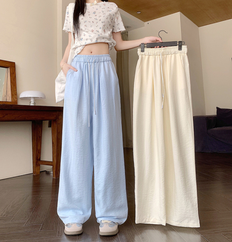 Real shot, original quality three-dimensional waist, nipples casual pants for women with high waist loose slimness, drooping wide-leg Yamamoto pants