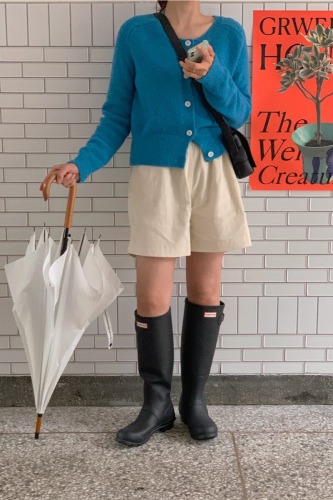 Original Photographed Korean Version Thickened Sweatshirt Outerwear Long-Sleeve Knit Top Shoulder-Notched Cashmere Comfort Solid Color Knit Sweater