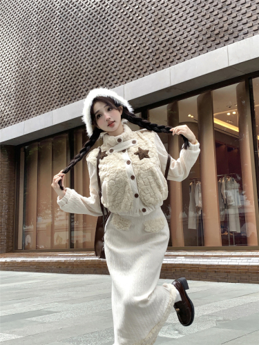 Real-life photos and real-price ~ Orange Flower Sea/Gentle and rich family high-end small fragrance style fluffy autumn and winter set