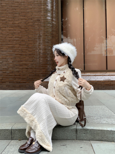 Real-life photos and real-price ~ Orange Flower Sea/Gentle and rich family high-end small fragrance style fluffy autumn and winter set