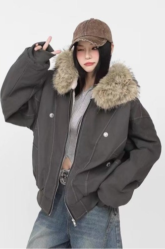 Mao Lingzu Mountain Scavenger Jacket, Unisex Loose American Workwear, 2025 New Model Outerwear, Fleece Lined, Winter Warmth