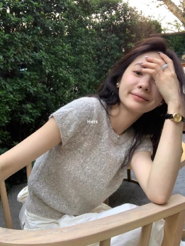 Chic PulaPula Autumn/Winter New Collection: Relaxed Vintage Style Sweater Coat for Women – Loose-Fit Mid-Length Knitted Cardigan Top