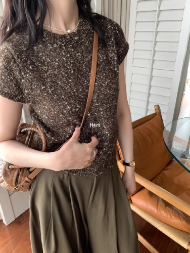 Chic PulaPula Autumn/Winter New Collection: Relaxed Vintage Style Sweater Coat for Women – Loose-Fit Mid-Length Knitted Cardigan Top