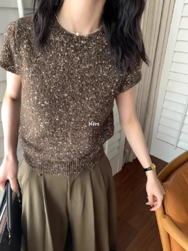 Chic PulaPula Autumn/Winter New Collection: Relaxed Vintage Style Sweater Coat for Women – Loose-Fit Mid-Length Knitted Cardigan Top