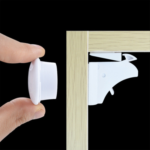 Punch-free drawer lock children's safety lock magnetic cabinet door lock magnetic lock invisible lock baby safety lock cabinet lock