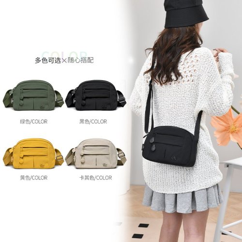 Cross-border trend business bag with cross-body shoulder bag 2025 new nylon fabric large capacity commuting style