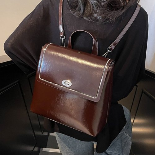 Urban Minimalist Retro Commuter Small Square Bag New Advanced Versatile Large Capacity Hand-held Single Shoulder Crossbody Bag