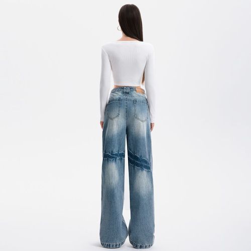 Summer and Autumn Outfit Guide | Korean Natural and Playful Style | Refreshing Denim Bootcut and Bell Bottom Jeans