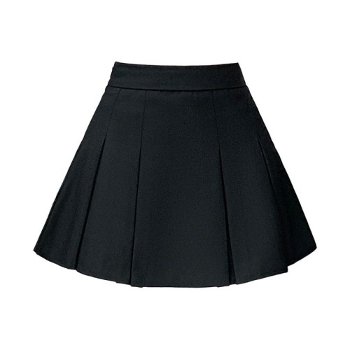 Pleated skirt for women 2025 new spring high-waisted slim temperament A-line short skirt small suit skirt