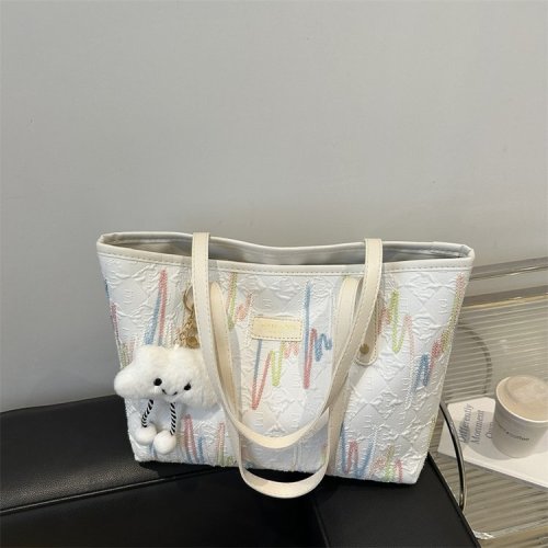Bag autumn women's versatile tote bag new casual shoulder bag popular soft bag wholesale this year