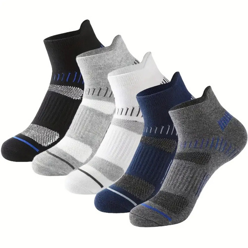 Cross-border foreign trade sports socks mesh socks for men's breathable sweat-absorbing boat socks for summer short jogging basketball trendy socks