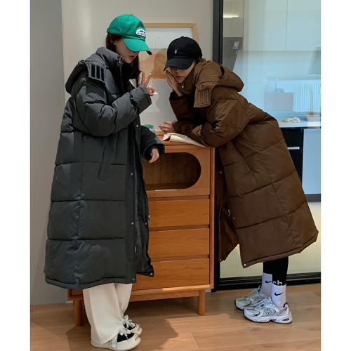 2025 New Arrival Women's Long Down-Padded Coat: Mid-Length, Over-the-Knee Design, Thickened Winter Jacket