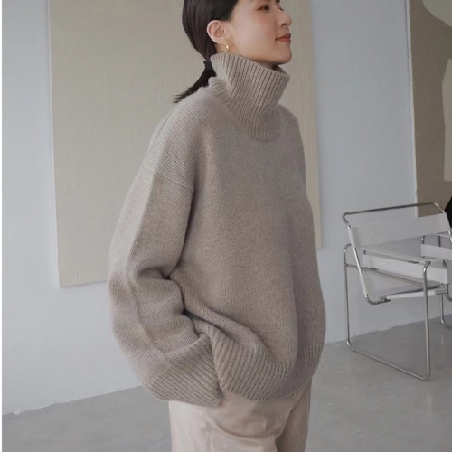 Autumn/Winter Korean-style Oversized, Relaxed-Fit Pullover Knit Base Sweater for Women