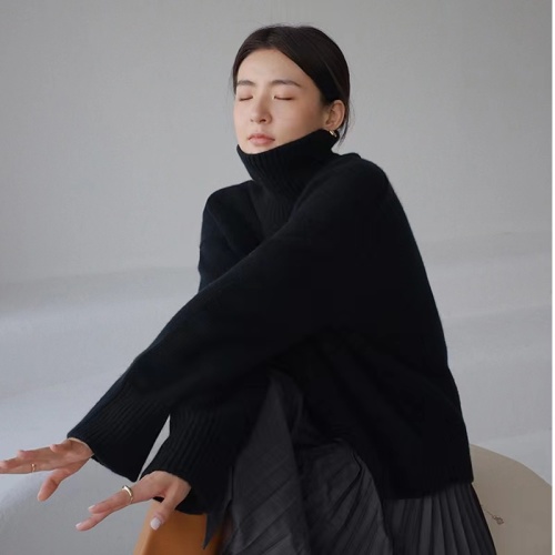 Autumn/Winter Korean-style Oversized, Relaxed-Fit Pullover Knit Base Sweater for Women