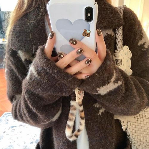 Le Marais Star Sweater Jacket for Women, Early Autumn and Winter Relaxed Style, High-End Sensibility, Knit Top for Petite Figures