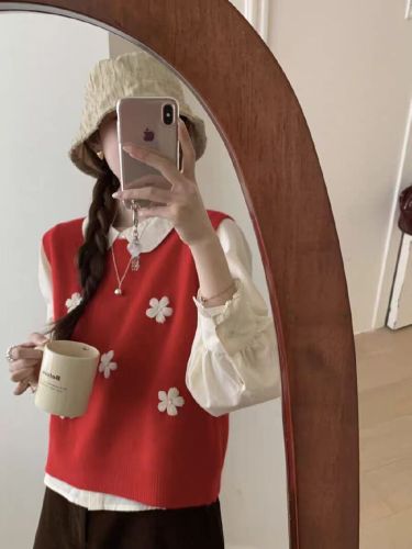 Factory shot~2025 Winter Fashion Diamond-embellished Knit Vests
