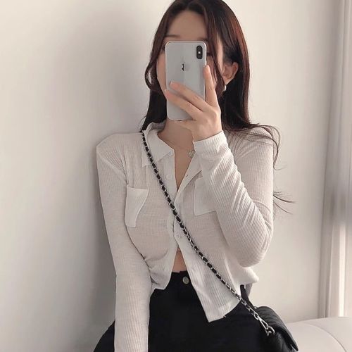 Original Modal Cotton Ribbed Retro Butterfly Halter Neck Top T-Shirt