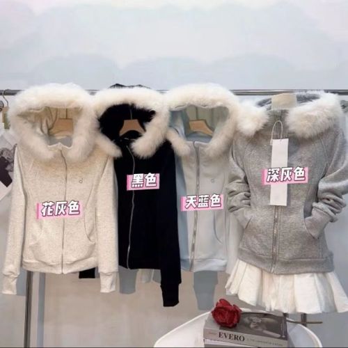 Women's Autumn/Winter New Short Cotton-Padded Coat with Fleece Lining – Perfect for Petite Figures, Offering Warmth and Versatility in a Casual Hooded Design