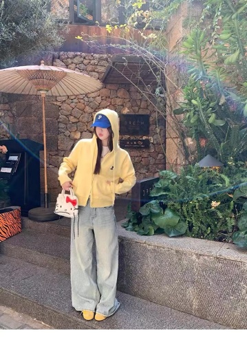 Cardigan Knit 2025 New Women's Sweater Coat Autumn Fashion Early Autumn Korean Style Casual Hooded Top