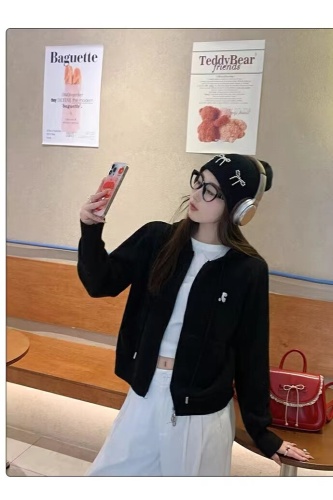 Cardigan Knit 2025 New Women's Sweater Coat Autumn Fashion Early Autumn Korean Style Casual Hooded Top