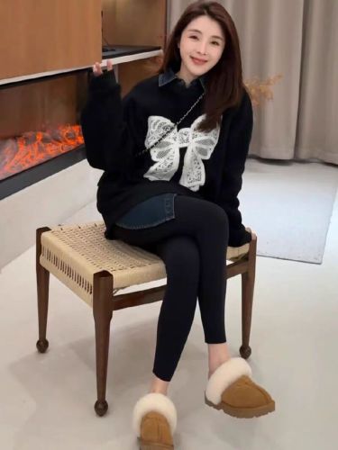 High-quality cotton composite CVC ribbed round neck printed sweatshirt for women and men, regular, lined