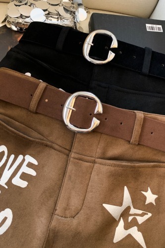 Real-shot ~ American-style edgy leopard-print fur-embellished low-rise skirt for women, perfect for autumn and winter—Millennial-style bodycon design