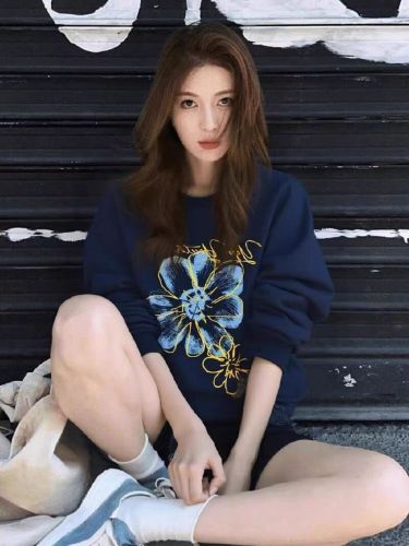 Stylish Petite Short-Sleeve Sweater for Women—Autumn/Winter Loose-Fit, Cozy-Style Long-Sleeve Crew-Neck Top