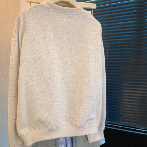 Official Image # Heavy Industry Headphone Embroidered Sweatshirt Women's Autumn Design Style Korean Style Outfit Long Sleeve T-Shirt Cover Stomach Top