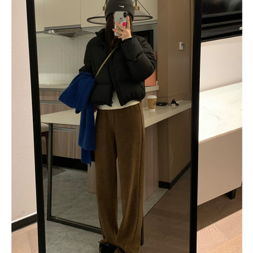 Women's Short Puffer Jacket with Upright Collar, Fashionable, Lightweight, and Stylish, 2025 New Style, for Petite Figures, Like a Soft Bread Coat