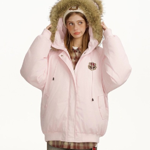 Women's Winter Down Jacket, Korean Style, New, Parka Couple Set, Loose, Retro, Thick Cotton Puffer Coat Outerwear 2025