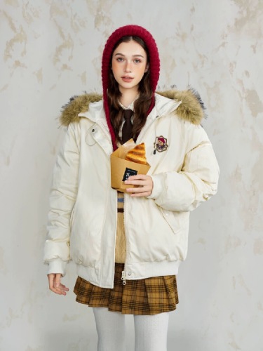 Women's Winter Down Jacket, Korean Style, New, Parka Couple Set, Loose, Retro, Thick Cotton Puffer Coat Outerwear 2025