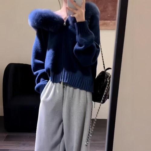 Korean-Style High-End, Effortlessly Chic Wool-Blend Cardigan Coat for Women - 2025 Autumn/Winter - Stunningly Stylish, Thick, and Wearable