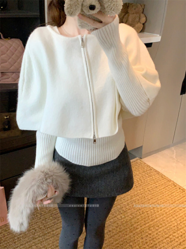 Photographed Detachable Fur Hooded Coat Base Set for Women Autumn and Winter