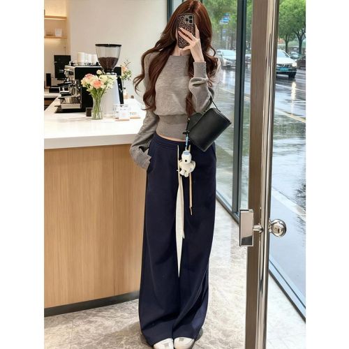 American Retro Casual Sport Women's Autumn/Winter 2025 New Warm Thick Versatile Pants