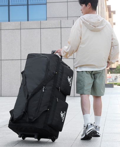 Super-capacity travel trolley bag, extra-large wheeled tow bag that can hold bedding, extra-large capacity travel wheel bag wholesale