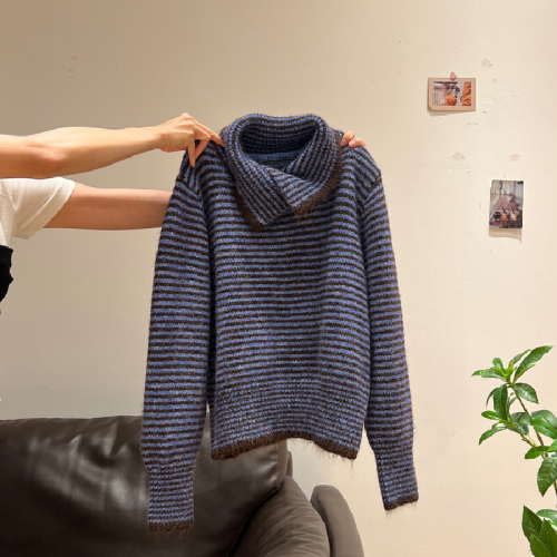 Designer Base Layer Top for Women with Cashmere Knit, Autumn/Winter Trend Embroidered Floral Round Neck Sweater