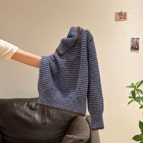 Designer Base Layer Top for Women with Cashmere Knit, Autumn/Winter Trend Embroidered Floral Round Neck Sweater