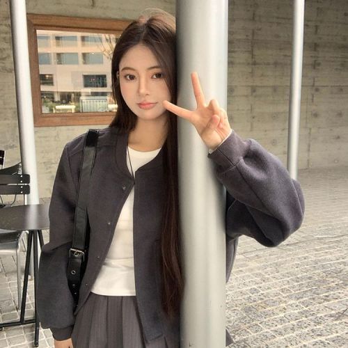 American Retro Hooded Short Jacket for Women - Autumn 2025 New Arrival Loose Casual Design Sensory Baseball Style Fashion