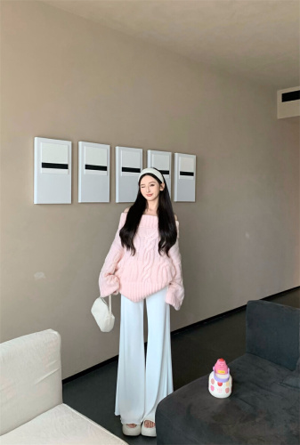 Photographed Pure Desire Atmosphere Loose and Lazy Knitted Sweater