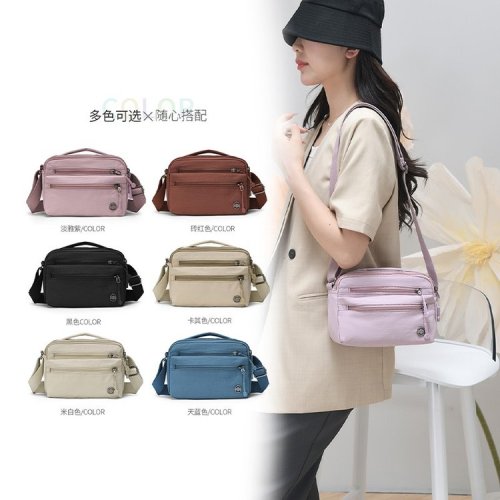 Minimalist Women's Commuter Large Capacity Multi-Compartment Shopping Wallet for Middle-Aged Women Daily Versatile Casual Crossbody Bag