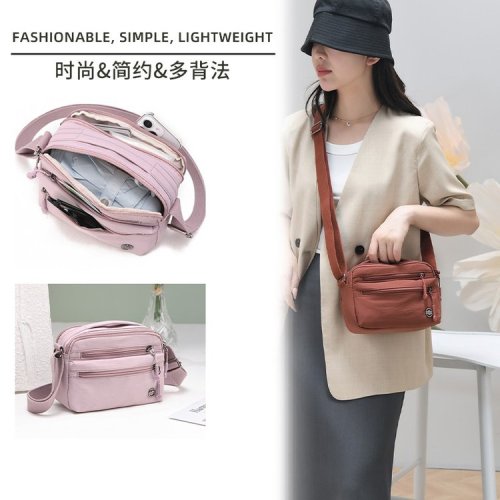 Minimalist Women's Commuter Large Capacity Multi-Compartment Shopping Wallet for Middle-Aged Women Daily Versatile Casual Crossbody Bag