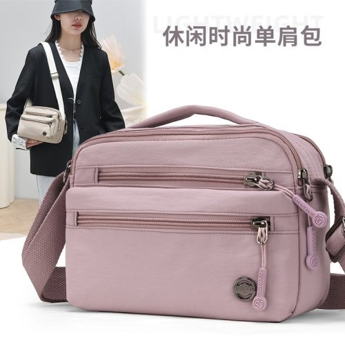 Minimalist Women's Commuter Large Capacity Multi-Compartment Shopping Wallet for Middle-Aged Women Daily Versatile Casual Crossbody Bag