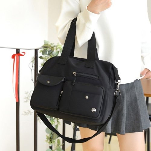 Ladies 2025 New Arrival Large Capacity Handbag Tote Shoulder Bag Fashion Thick Oxford Cloth Nylon Casual Travel Bag
