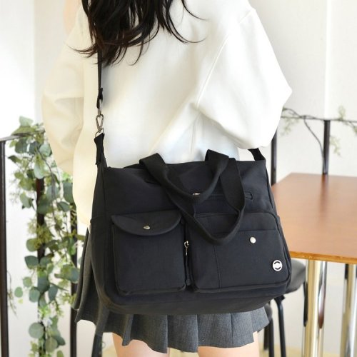 Ladies 2025 New Arrival Large Capacity Handbag Tote Shoulder Bag Fashion Thick Oxford Cloth Nylon Casual Travel Bag