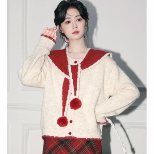 Short Cardigan Sweater Coat for Women, Autumn 2025 Winter New Arrival Gentle Style Soft and Thick Knit Cardigan Top