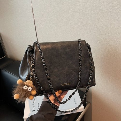 Small-Scale Women's New Autumn/Winter Fashion Chain Bag, High-End, Versatile, Retro Commuter Shoulder Crossbody Bag
