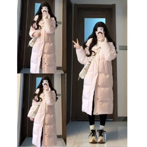 Women's New 2025 Winter Down Cotton Jacket for Art Exam Students, Korean Style, Thick Cotton Coat Outerwear