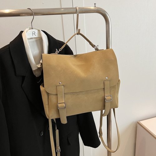 Women's 2025 New Retro Genuine Leather Soft Hand-pull Single Shoulder Large Capacity Casual Travel Fashion Commuter Backpack